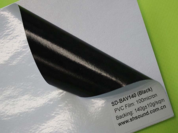 Black Back Glue Self Adhesive Vinyl for Vehicle Decoration Printing